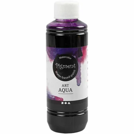 Nestemäinen akvarelliväri, punavioletti, 250 ml / 1 pullo.
